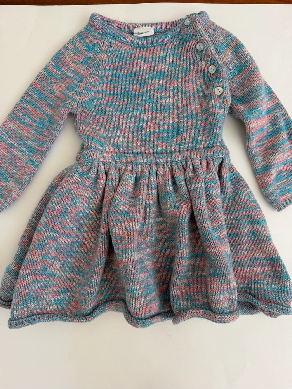 Egg Girls Long-Sleeve sweater Knit Dress size 18 months